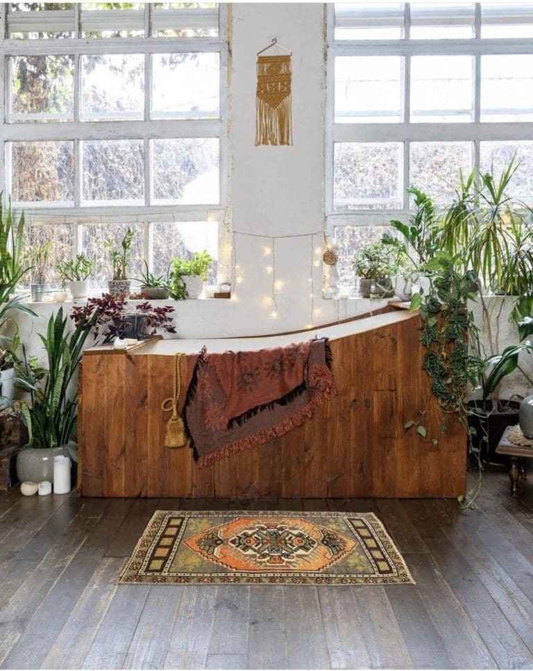 24 Boho Bathroom Ideas Create a Relaxed Soulful Space Youll Love smallhometours.com 8