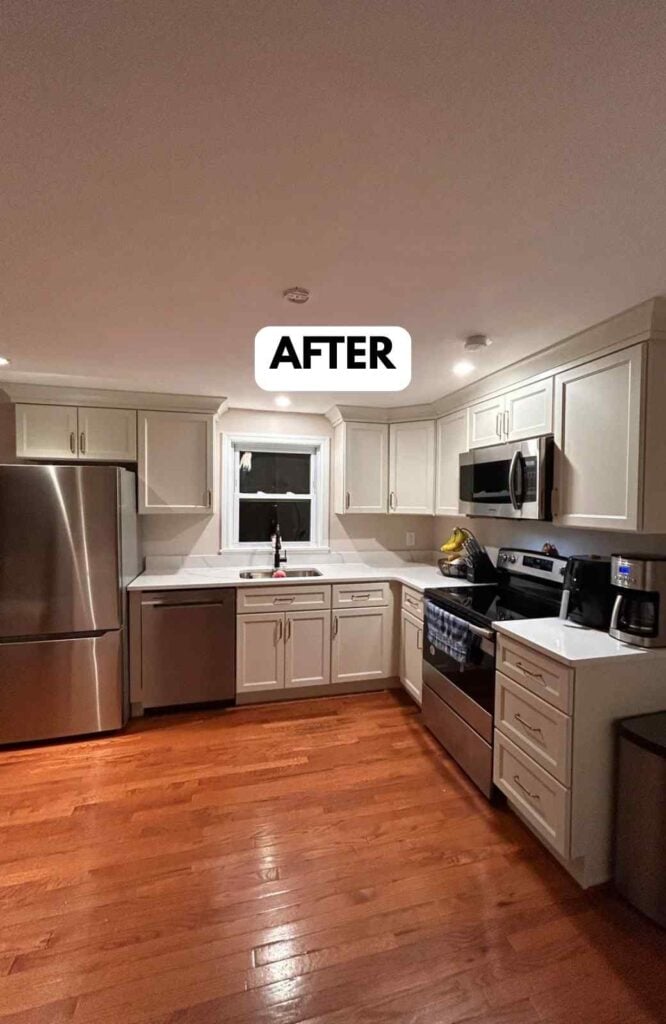 25 Kitchen Makeovers Before and After That Will Inspire Your Next Renovation smallhometours.com 27