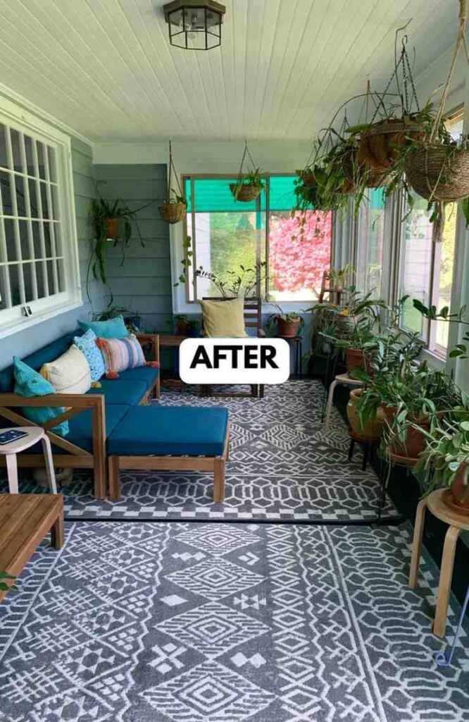 25 Sunroom Makeover Ideas for a Brighter Happier Home smallhometours.com 18