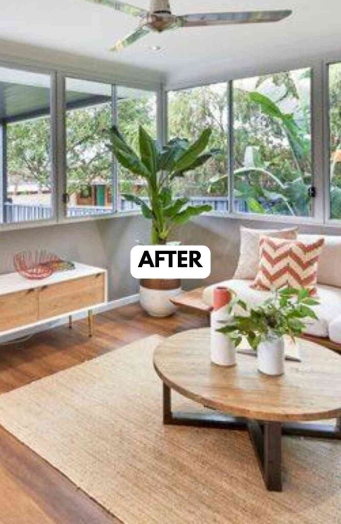 25 Sunroom Makeover Ideas for a Brighter Happier Home smallhometours.com 31