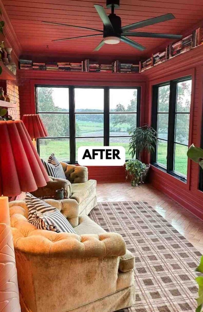 25 Sunroom Makeover Ideas for a Brighter Happier Home smallhometours.com 48