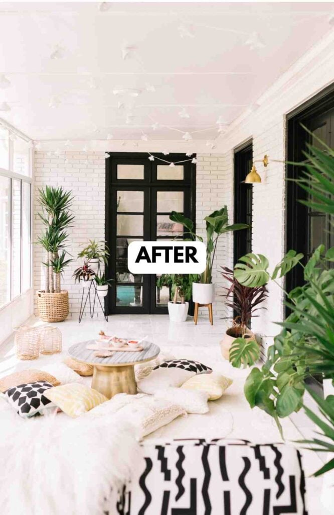 25 Sunroom Makeover Ideas for a Brighter Happier Home smallhometours.com 50