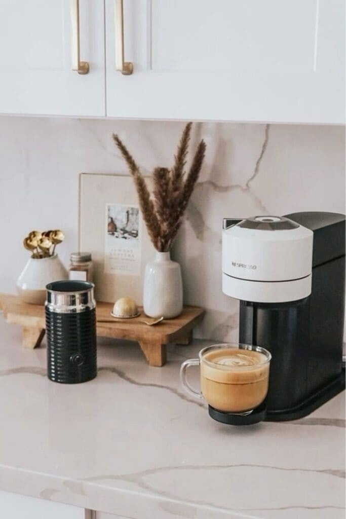 31 Stylish and Smart Ways Kitchen Counter Coffee Bar Ideas to Elevate Your Space smallhometours.com 1