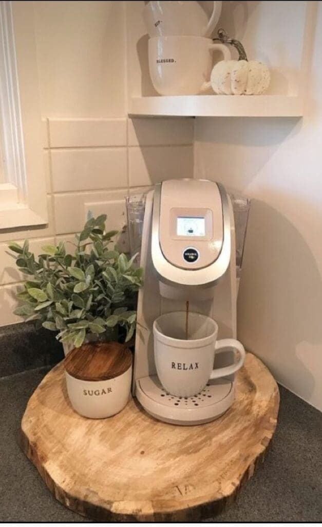 31 Stylish and Smart Ways Kitchen Counter Coffee Bar Ideas to Elevate Your Space smallhometours.com 10 1