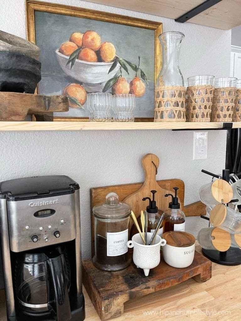 31 Stylish and Smart Ways Kitchen Counter Coffee Bar Ideas to Elevate Your Space smallhometours.com 19