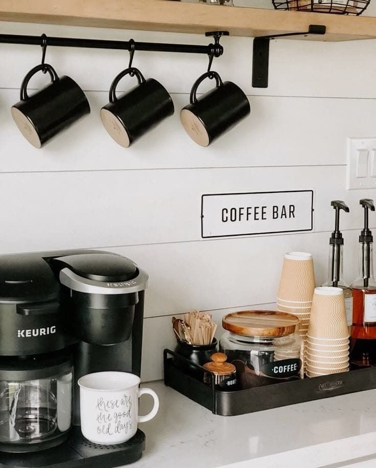 31 Stylish and Smart Ways Kitchen Counter Coffee Bar Ideas to Elevate Your Space smallhometours.com 25