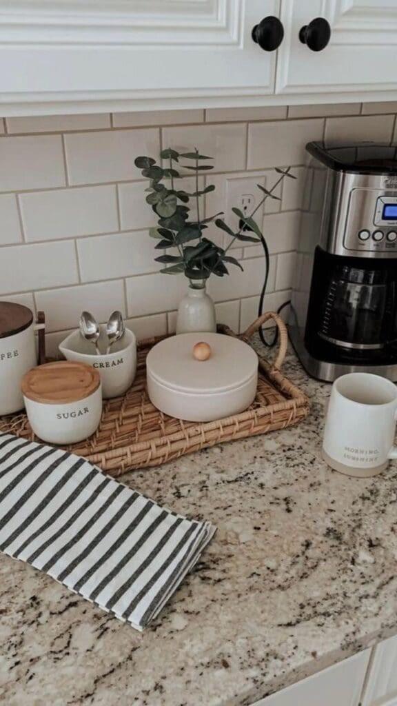 31 Stylish and Smart Ways Kitchen Counter Coffee Bar Ideas to Elevate Your Space smallhometours.com 26