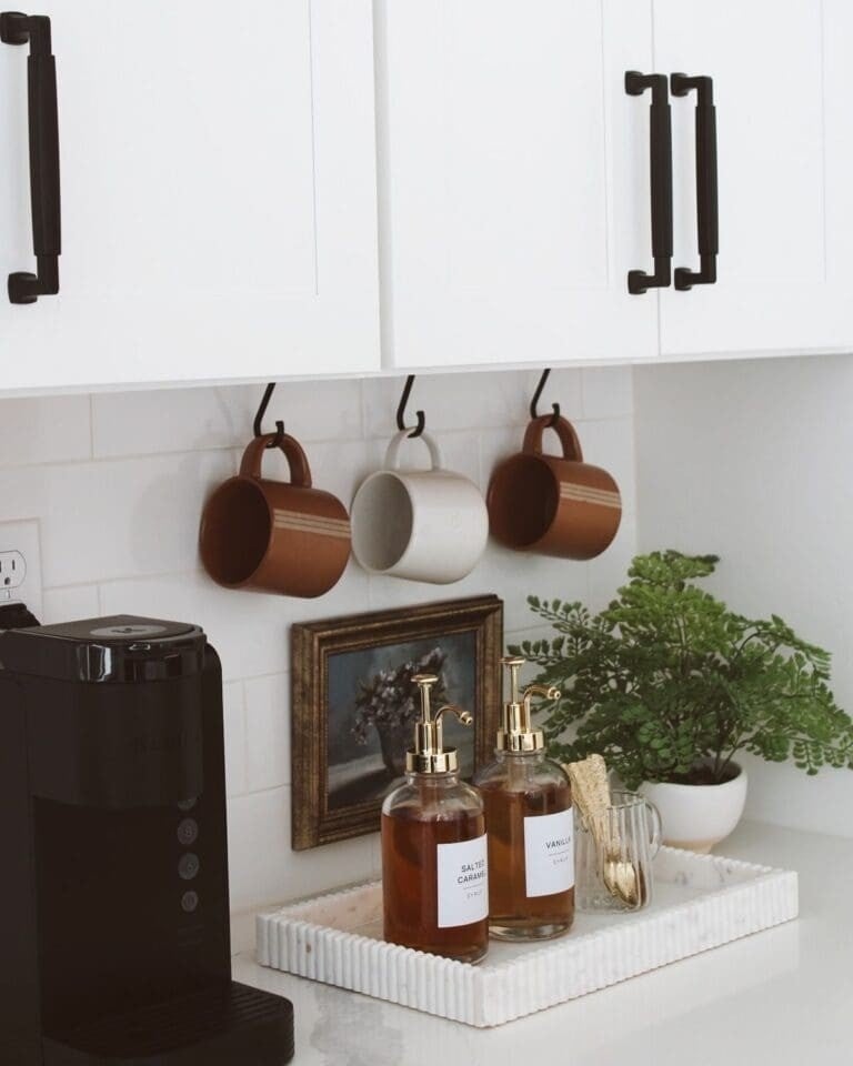 31 Stylish and Smart Ways Kitchen Counter Coffee Bar Ideas to Elevate Your Space smallhometours.com 27