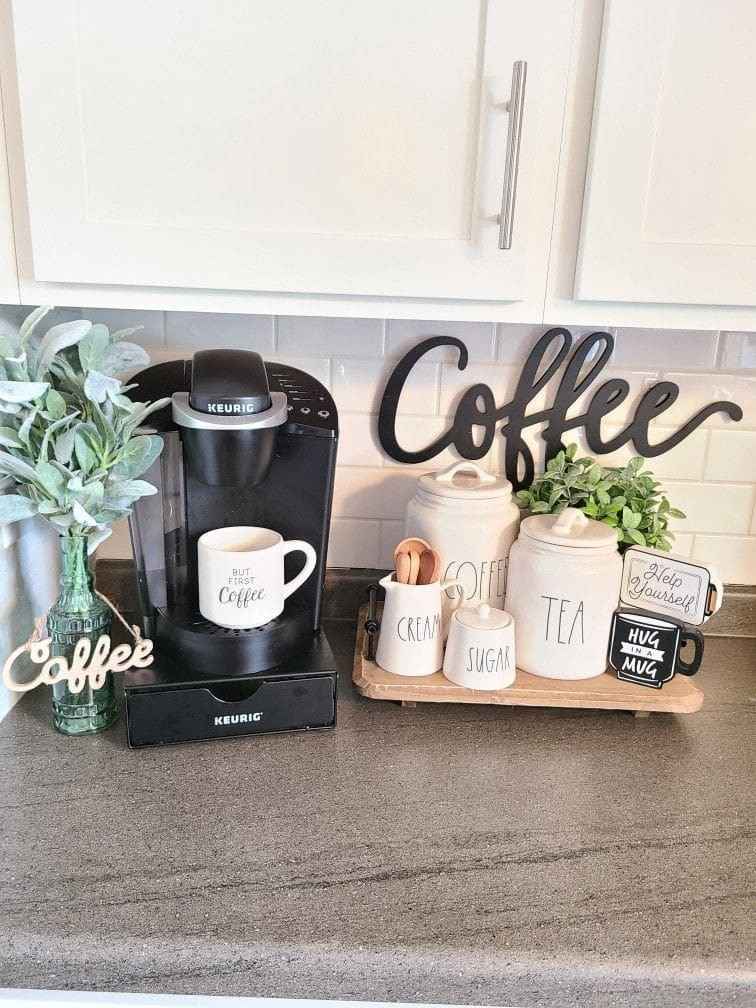 31 Stylish and Smart Ways Kitchen Counter Coffee Bar Ideas to Elevate Your Space smallhometours.com 31