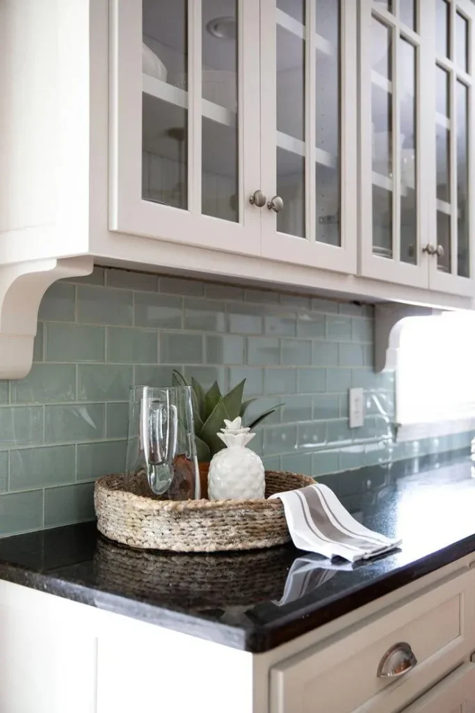 7 Best Cabinet Colors for Black Granite Countertops smallhometours.com 1