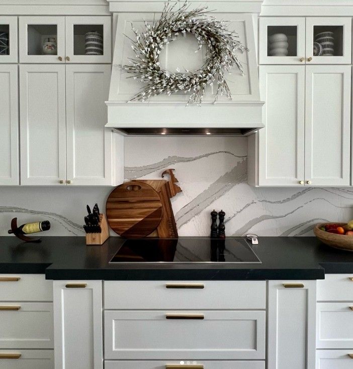 7 Best Cabinet Colors for Black Granite Countertops smallhometours.com 16