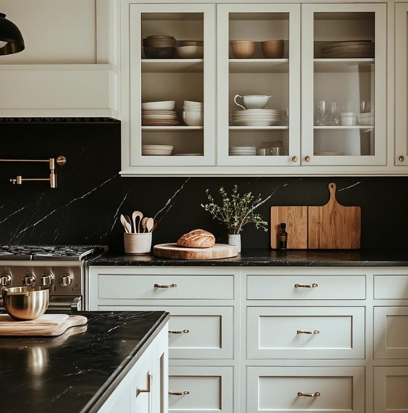 8 Best Backsplash for Black Granite Countertops smallhometours.com 13