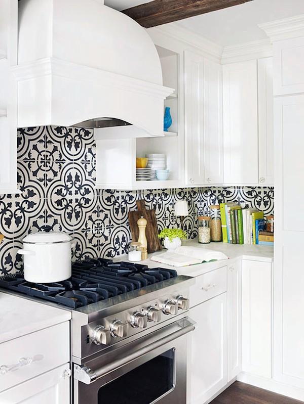 Best Kitchen Backsplash with White Cabinets smallhometours.com 9