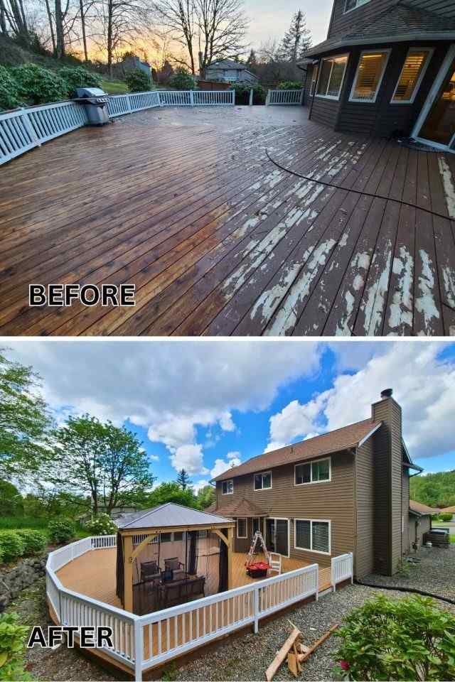 15 Patio Before and After Backyard Makeover That Completely Transforms Outdoor Living smallhometours.com 17