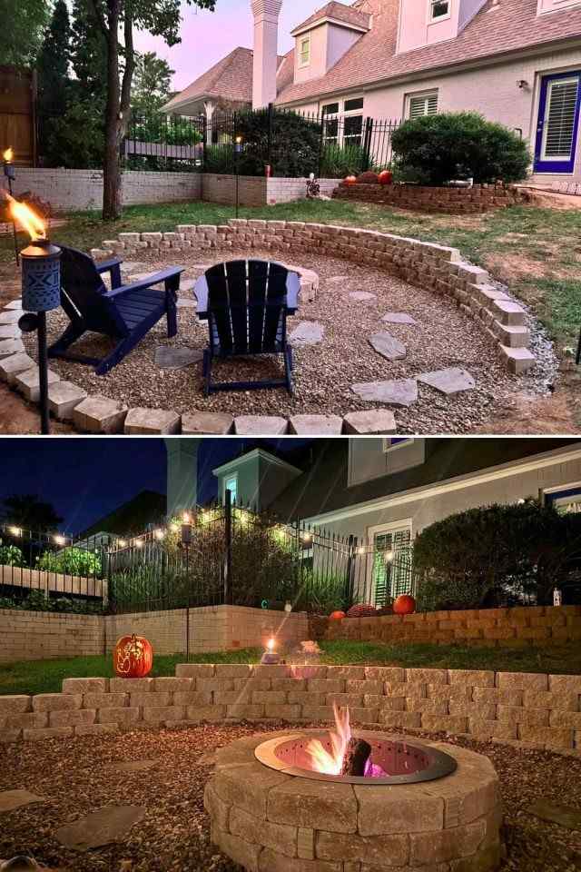 20 Simple DIY Backyard Fire Pit Ideas on a Budget No Fancy Tools Needed smallhometours.com 16 1