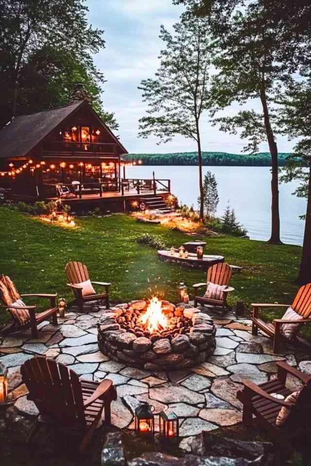 20 Simple DIY Backyard Fire Pit Ideas on a Budget No Fancy Tools Needed smallhometours.com 2