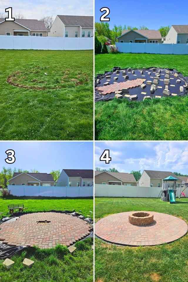 20 Simple DIY Backyard Fire Pit Ideas on a Budget No Fancy Tools Needed smallhometours.com 21
