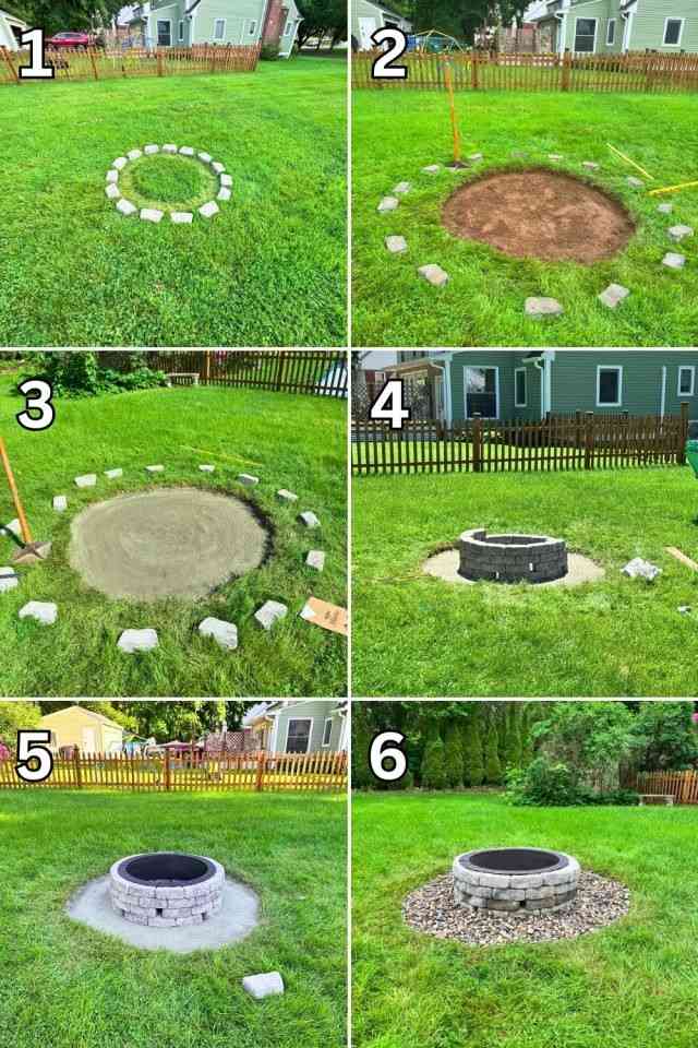 20 Simple DIY Backyard Fire Pit Ideas on a Budget No Fancy Tools Needed smallhometours.com 3