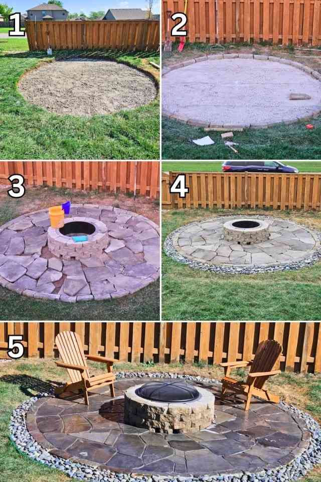 20 Simple DIY Backyard Fire Pit Ideas on a Budget No Fancy Tools Needed smallhometours.com 7