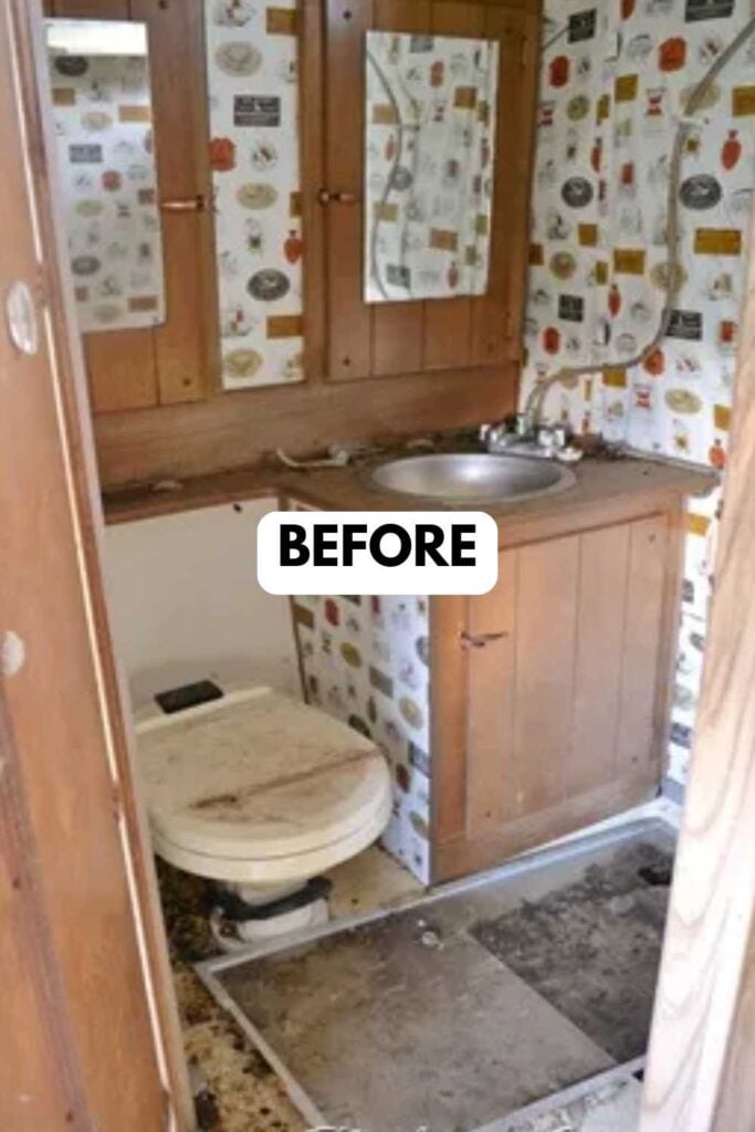 25 Small Camper Bathroom Makeovers Stunning Before and After Transformations That Maximize Space Style smallhometours.com 15