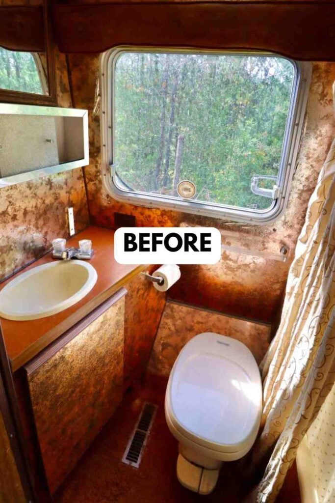 25 Small Camper Bathroom Makeovers Stunning Before and After Transformations That Maximize Space Style smallhometours.com 19