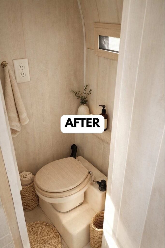 25 Small Camper Bathroom Makeovers Stunning Before and After Transformations That Maximize Space Style smallhometours.com 20 1