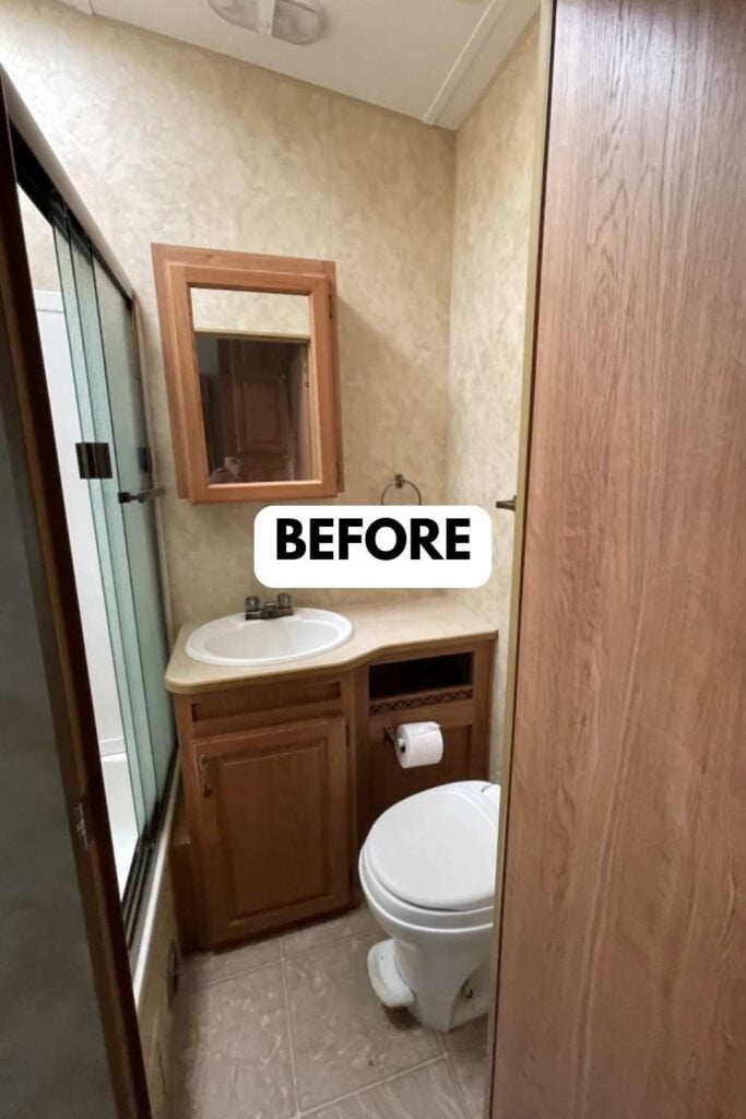 25 Small Camper Bathroom Makeovers Stunning Before and After Transformations That Maximize Space Style smallhometours.com 29