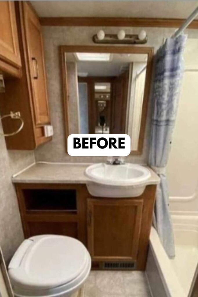 25 Small Camper Bathroom Makeovers Stunning Before and After Transformations That Maximize Space Style smallhometours.com 6 1
