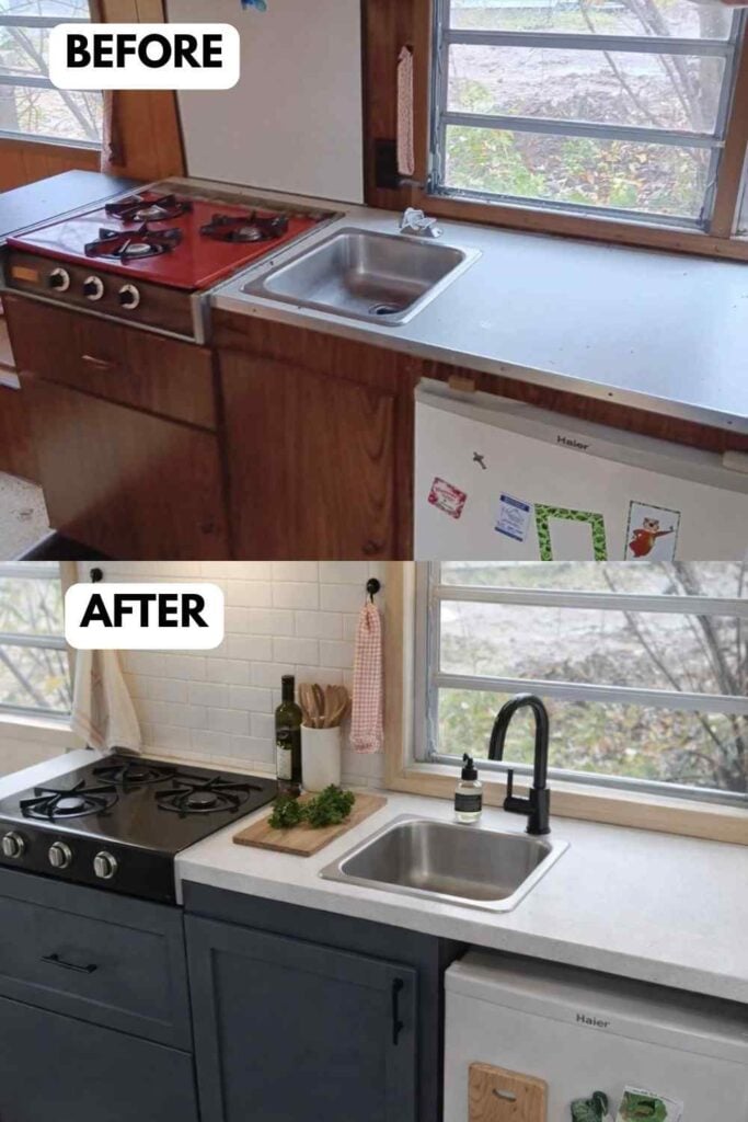 25 Small Camper Kitchen Makeover Before and After Transformation That Maximizes Space and Style smallhometours.com 25
