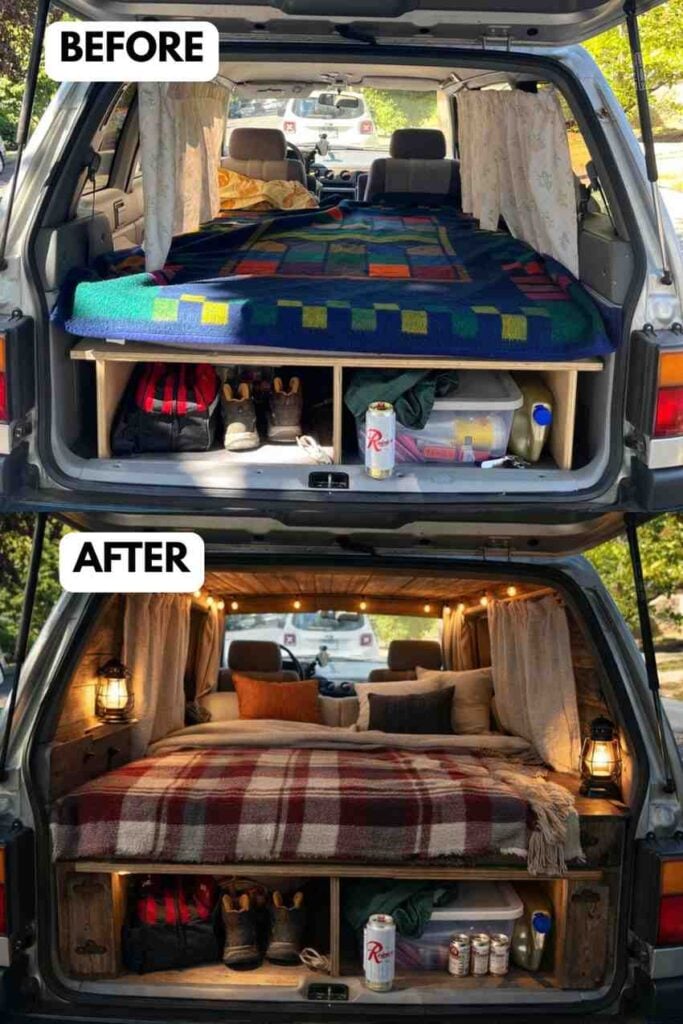 25 Small Camper Makeover Before and After Stunning Transformations That Maximize Every Inch smallhometours.com 12