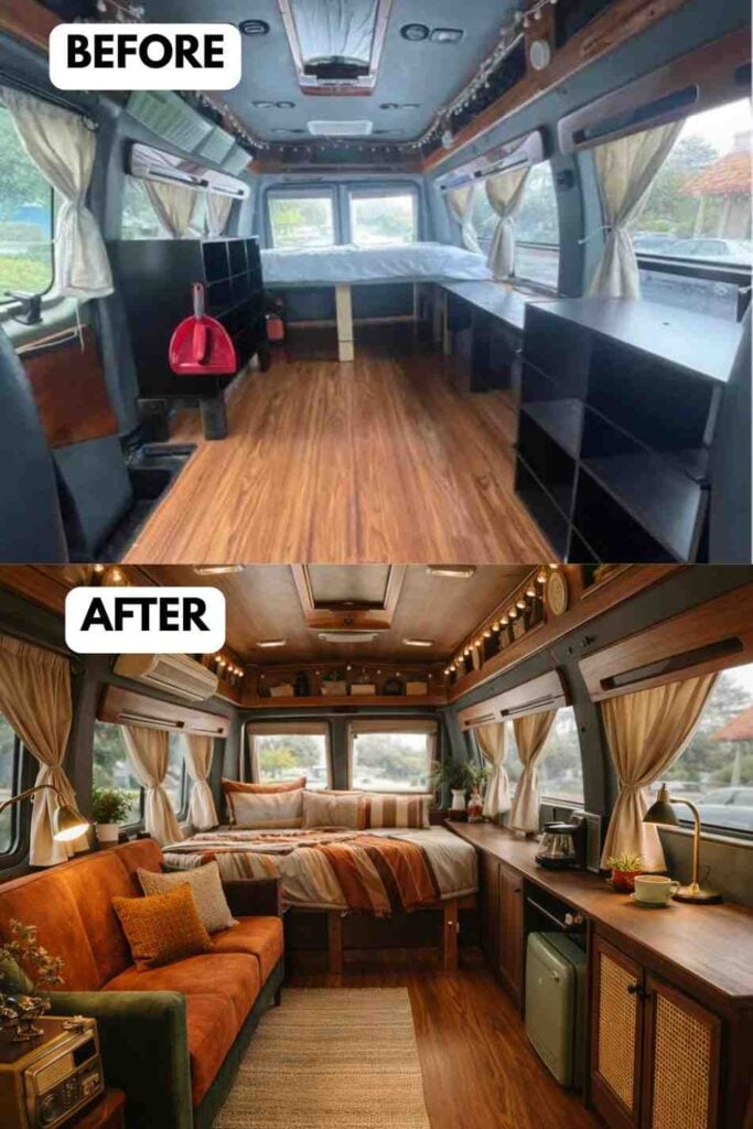 25 Small Camper Makeover Before and After Stunning Transformations That Maximize Every Inch smallhometours.com 25