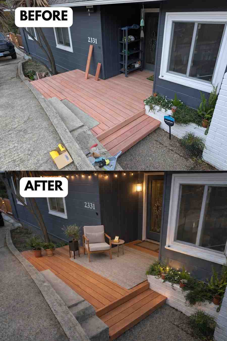 25 Small Deck Makeover Before and After: A Stunning Outdoor ...