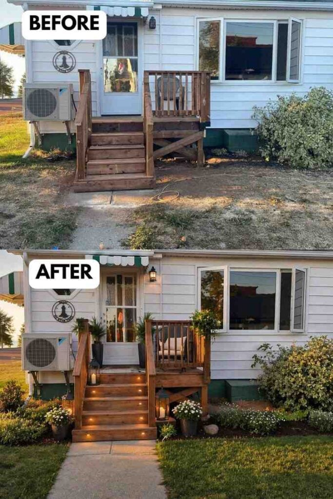 25 Small Deck Makeover Before and After A Stunning Outdoor Transformation smallhometours.com 13