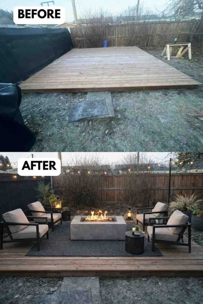 25 Small Deck Makeover Before and After A Stunning Outdoor Transformation smallhometours.com 21