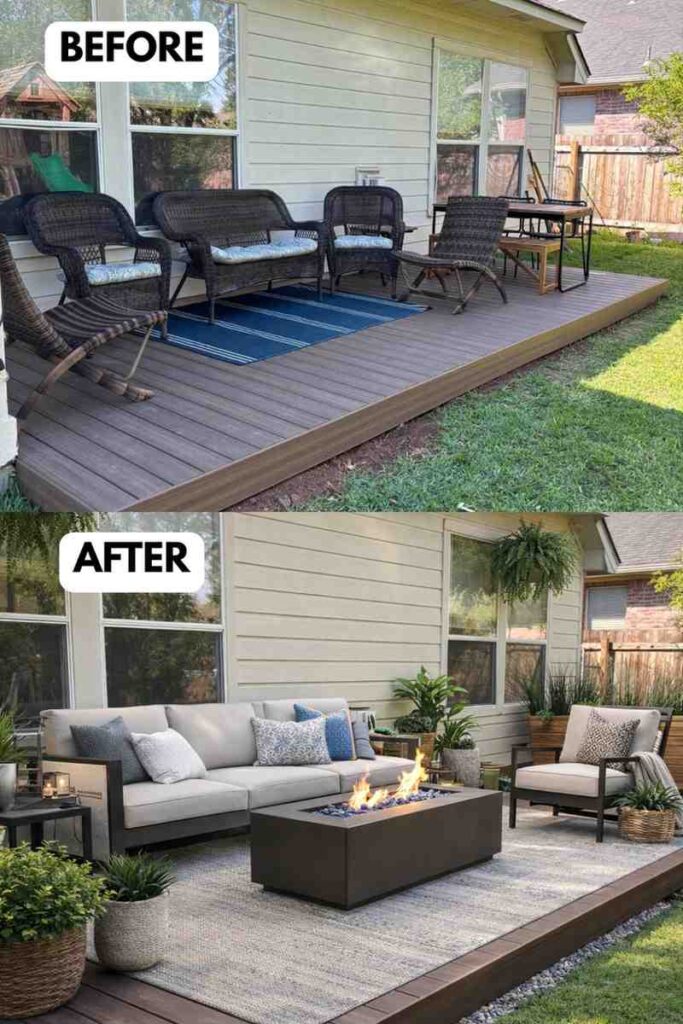 25 Small Deck Makeover Before and After A Stunning Outdoor Transformation smallhometours.com 7