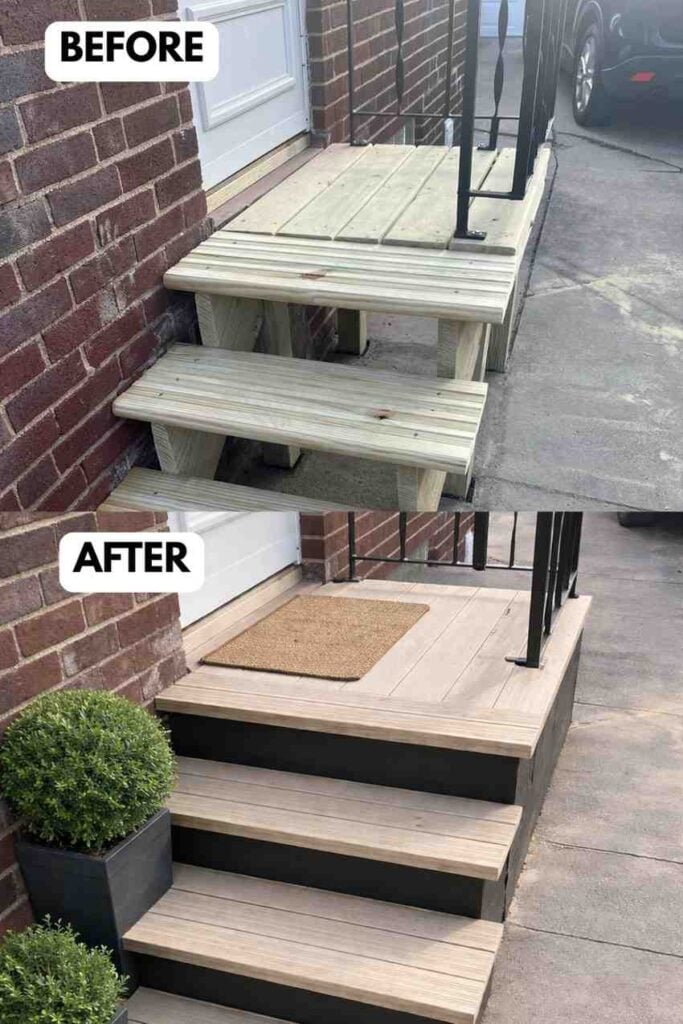 25 Small Deck Makeover Before and After A Stunning Outdoor Transformation smallhometours.com 8