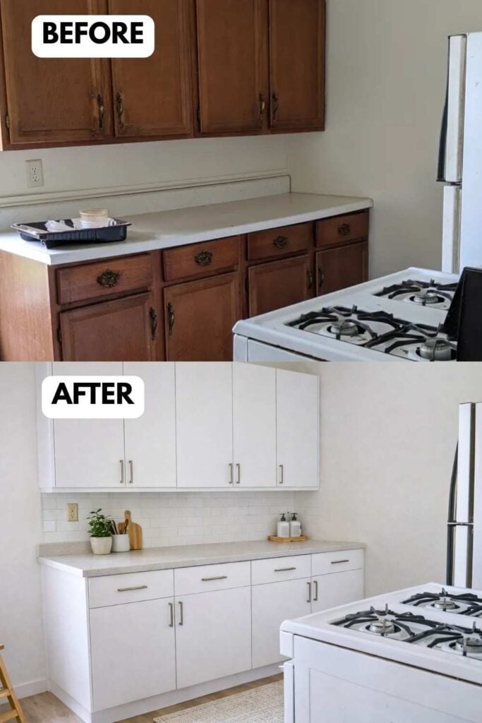 25 Small Kitchen Makeover A Stunning Before and After Transformation smallhometours.com 24