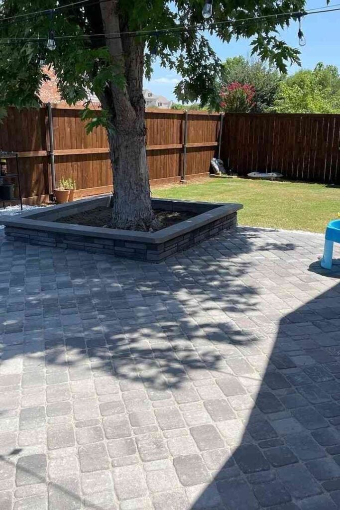 Patio Before and After Backyard Makeover That Completely Transforms Outdoor Living smallhometours.com 5