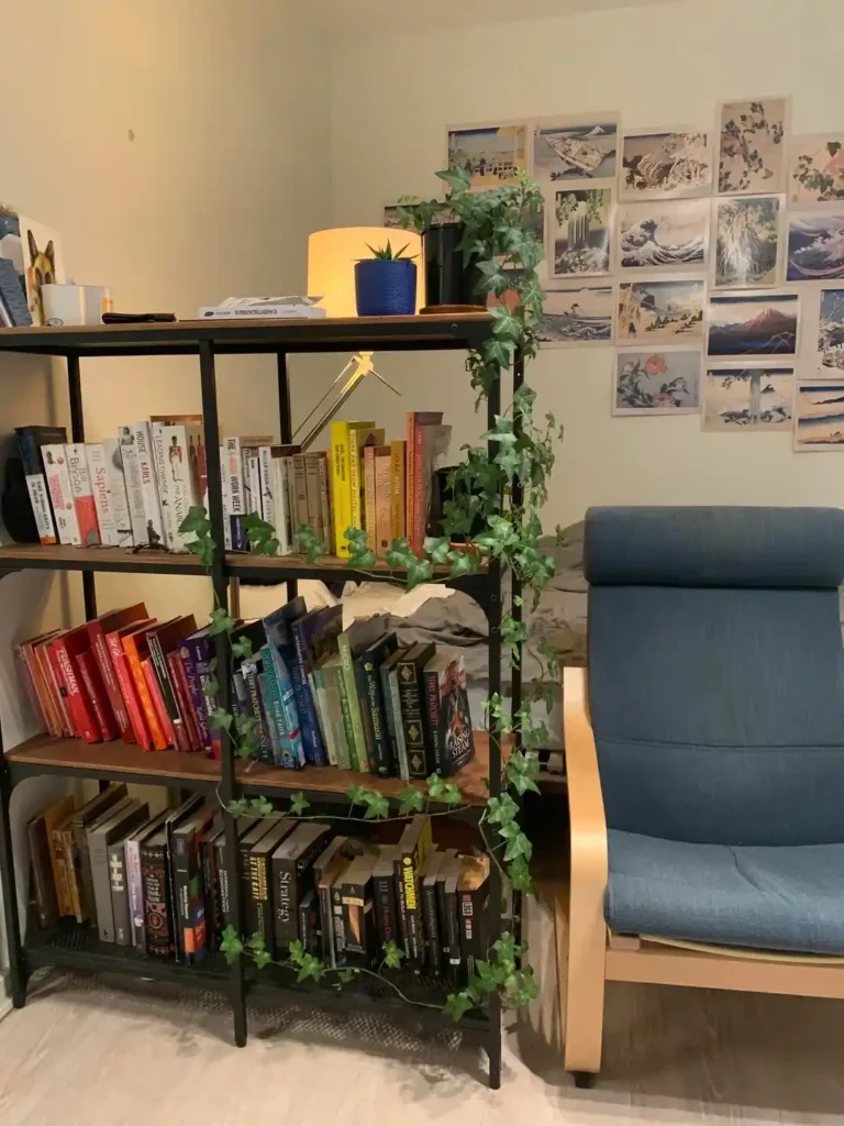 21 Smart Bookshelf Ideas for Small Bedrooms That Feel Cozy and Clutter Free smallhometours 13