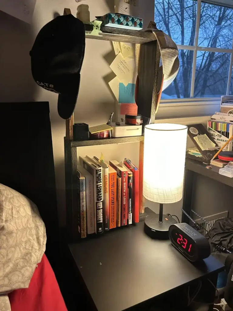 21 Smart Bookshelf Ideas for Small Bedrooms That Feel Cozy and Clutter Free smallhometours 5