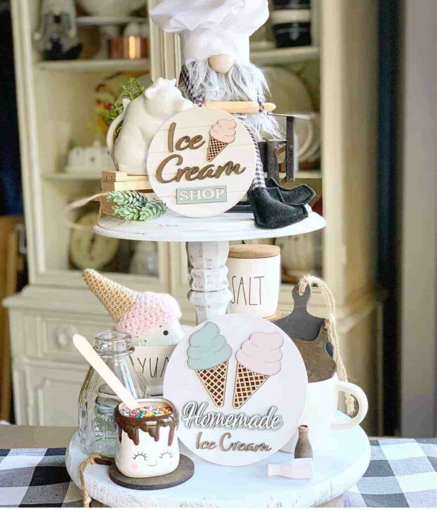 27 Tiered Tray Coffee Bar Ideas to Make Your Coffee Station Cozy Stylish smallhometours.com 17