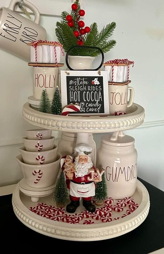 27 Tiered Tray Coffee Bar Ideas to Make Your Coffee Station Cozy Stylish smallhometours.com 18