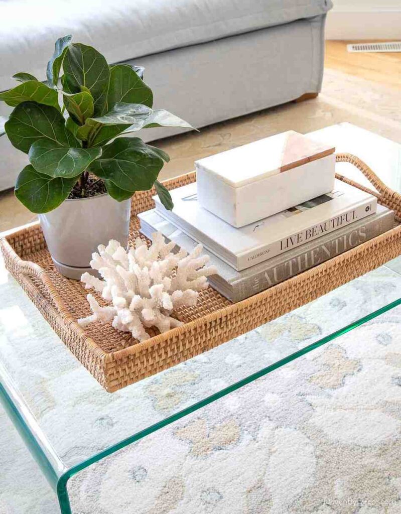 28 Coffee Table Centerpiece Ideas Youll Want to Copy This Weekend smallhometours.com 5