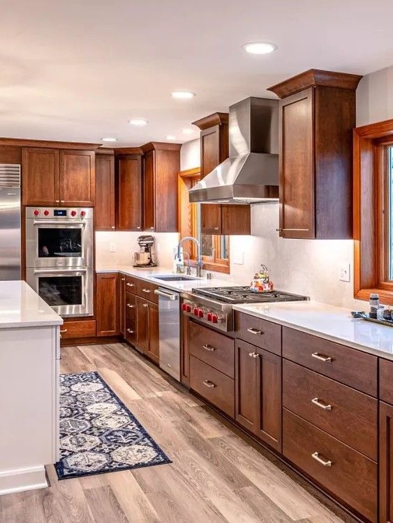 5 Best Paint Colors for Kitchens With Cherry Cabinets That Look Warm and Timeless smallhometours.com 1