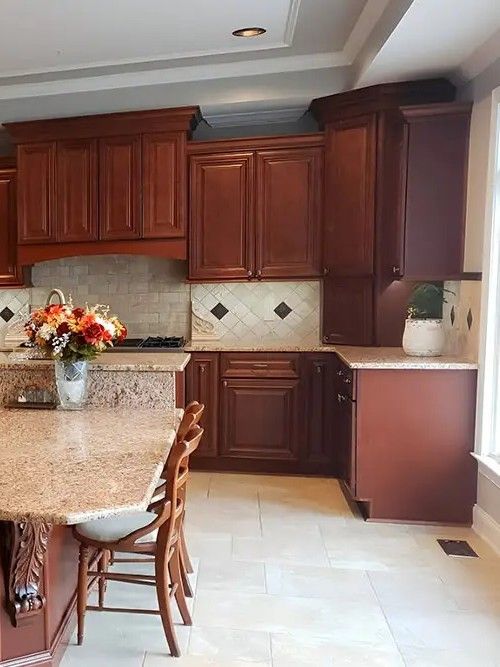 5 Best Paint Colors for Kitchens With Cherry Cabinets That Look Warm and Timeless smallhometours.com 5