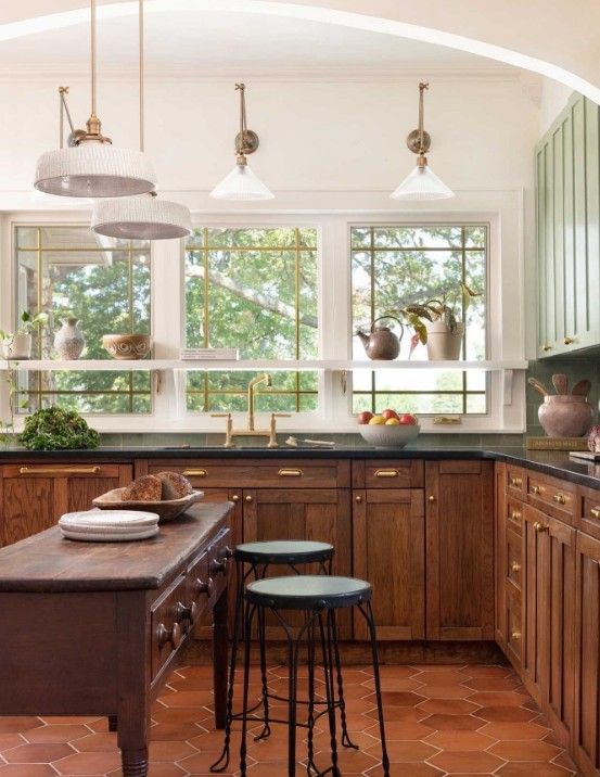 5 Best Paint Colors for Kitchens With Cherry Cabinets That Look Warm and Timeless smallhometours.com 6
