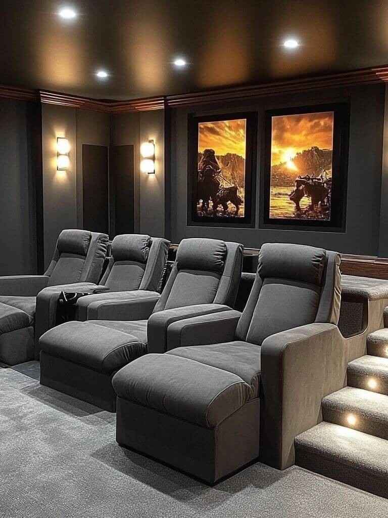 5 Best Paint Colors for a Cozy and Stylish Media Room smallhometours.com 2