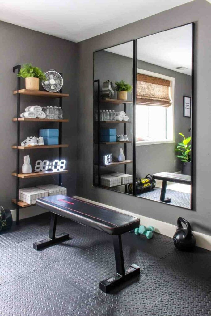 5 Best Paint Colors for a Stylish Home Gym smallhometours.com 2