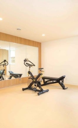5 Best Paint Colors for a Stylish Home Gym smallhometours.com 7