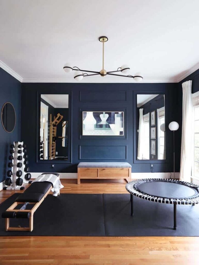 5 Best Paint Colors for a Stylish Home Gym smallhometours.com 8 1